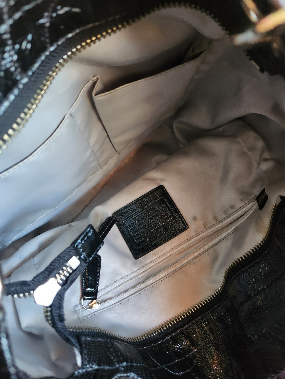 Coach Alex Patent Leather Tote Bag - Picture 13 of 16